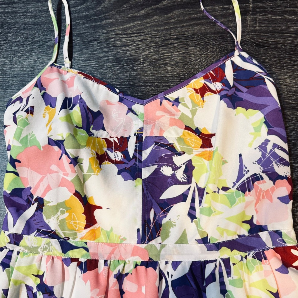 NWT J.Crew Floral Cami Spaghetti Strap Mini Sundress MultiColor Pocket Size 8‎ - Picture 11 of 12